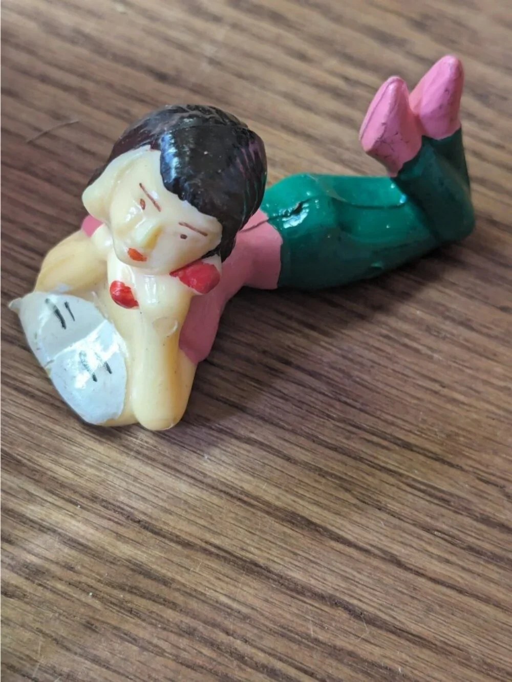 Vintage Teens On Telephones Cake toppers 1960s  Wilton Rare Vintage MCM